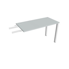 HOBIS prídavný stôl do uhla - UE 1200 RU, hĺbka 60 cm, šeda - 2