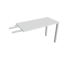 HOBIS prídavný stôl do uhla - UE 1200 RU, hĺbka 60 cm, biela