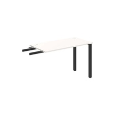 HOBIS prídavný stôl do uhla - UE 1200 RU, hĺbka 60 cm, biela - 1