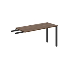 HOBIS prídavný stôl do uhla - UE 1400 RU, hĺbka 60 cm, orech - 1