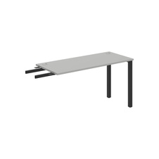HOBIS prídavný stôl do uhla - UE 1400 RU, hĺbka 60 cm, šeda - 1