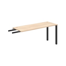 HOBIS prídavný stôl do uhla - UE 1600 RU, hĺbka 60 cm, agát - 1