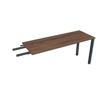 HOBIS prídavný stôl do uhla - UE 1600 RU, hĺbka 60 cm, orech - 1