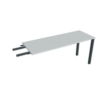 HOBIS prídavný stôl do uhla - UE 1600 RU, hĺbka 60 cm, šeda - 1