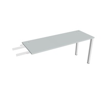 HOBIS prídavný stôl do uhla - UE 1600 RU, hĺbka 60 cm, šeda - 2