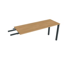 HOBIS prídavný stôl do uhla - UE 1600 RU, hĺbka 60 cm, dub - 1