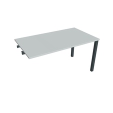 HOBIS prídavný rokovací stôl rovný - UJ 1400 R, šeda - 1