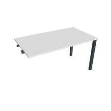 HOBIS prídavný rokovací stôl rovný - UJ 1400 R, biela - 1