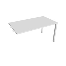HOBIS prídavný rokovací stôl rovný - UJ 1400 R, biela - 2