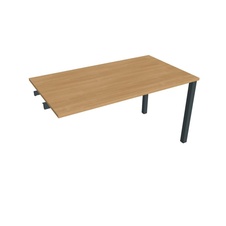 HOBIS prídavný rokovací stôl rovný - UJ 1400 R, dub - 1