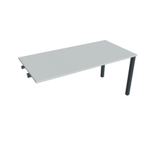 HOBIS prídavný rokovací stôl rovný - UJ 1600 R, šeda - 1