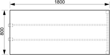 HOBIS prídavný rokovací stôl rovný - UJ 1800 R, čerešeň - 3