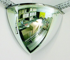 Hemisférické zrkadlo kontrola 2 smerov, Volum 1060