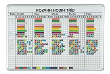 Rozvrhová tabuľa ekoTAB pre 40 tried - 1