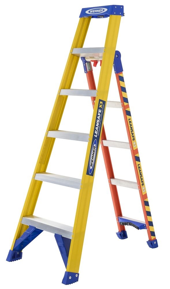 ZARGES plastový stojací aj oporný rebrík Leansafe X3