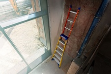Plastový stojací aj oporný rebrík Leansafe X3 - 2