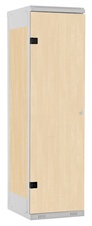 TRITON šatníková skriňa 1-dverová kov-lamino T1525, šedá - breza