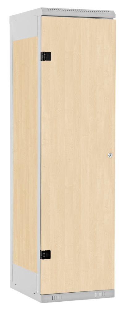 TRITON šatníková skriňa 1-dverová kov-lamino T1750, šedá - breza