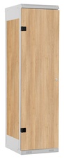 TRITON šatníková skriňa 1-dverová kov-lamino T1750, šedá - dub Nagano