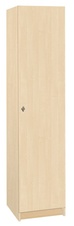 Šatníková skriňa lamino 1-dverová T1970, dekor breza
