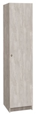Šatníková skriňa lamino 1-dverová T1970, dekor betón