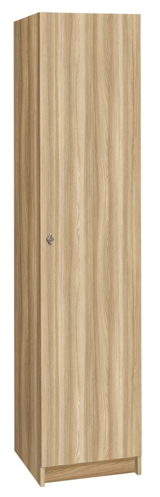 Šatníková skriňa lamino 1-dverová T1970, dekor jaseň Blonde Surfside