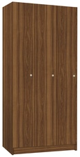 Šatníková skriňa lamino 3-dverová T1970, dekor orech