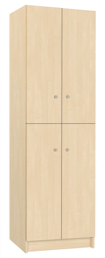 TRITON šatníková skriňa lamino so 4 boxmi T1970, dekor breza