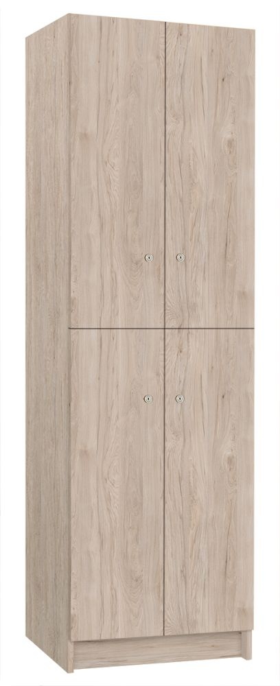 TRITON šatníková skriňa lamino so 4 boxmi T1970, dekor orech Light Rockrord