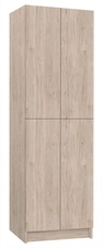 TRITON šatníková skriňa lamino so 4 boxmi T1970, dekor orech Light Rockrord