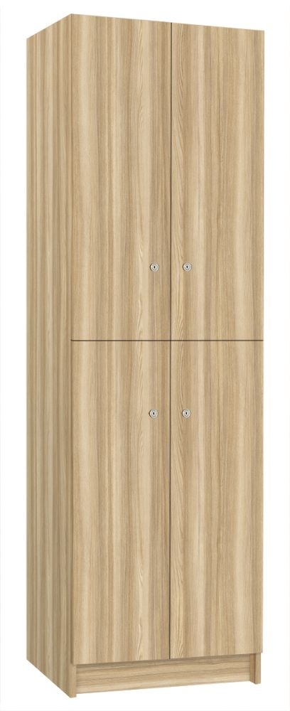 TRITON šatníková skriňa lamino so 4 boxmi T1970, dekor jaseň Blonde Surfside