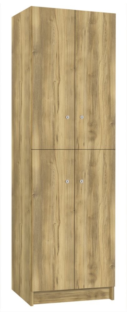 TRITON šatníková skriňa lamino so 4 boxmi T1970, dekor dub Baroque Gold
