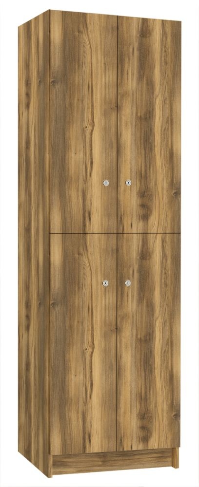 TRITON šatníková skriňa lamino so 4 boxmi T1970, dekor dub Baroque Amber