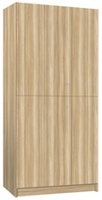 TRITON šatníková skriňa lamino so 6 boxmi T1970, dekor jaseň Blonde Surfside