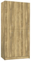 TRITON šatníková skriňa lamino so 6 boxmi T1970, dekor dub Baroque Gold