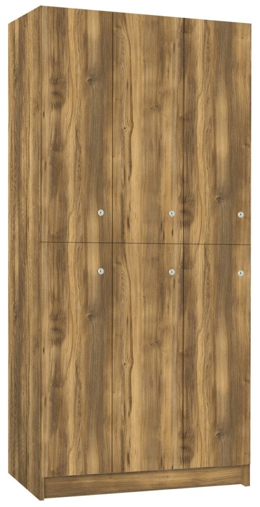 TRITON šatníková skriňa lamino so 6 boxmi T1970, dekor dub Baroque Amber