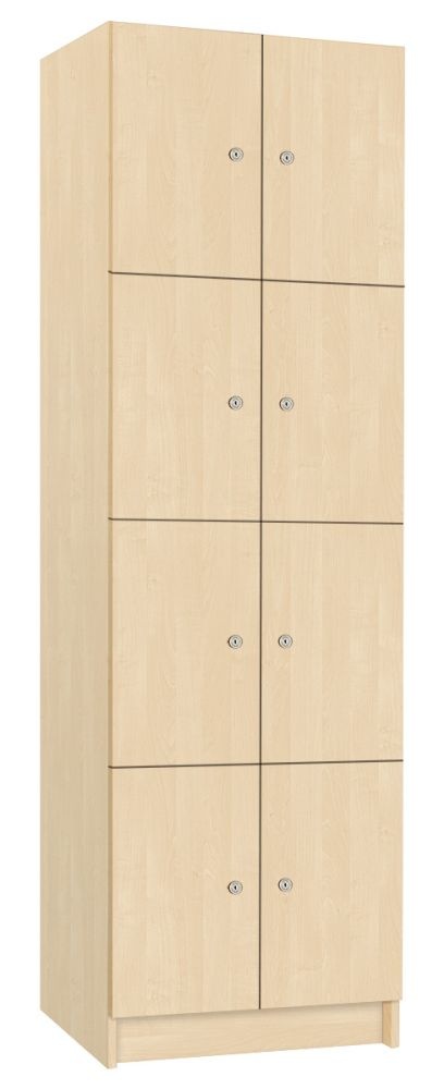 TRITON šatníková skriňa lamino s 8 boxmi T1970, dekor breza
