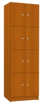 TRITON šatníková skriňa lamino s 8 boxmi T1970, dekor čerešňa