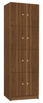TRITON šatníková skriňa lamino s 8 boxmi T1970, dekor orech