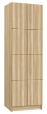 TRITON šatníková skriňa lamino s 8 boxmi T1970, dekor jaseň Blonde Surfside