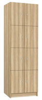 TRITON šatníková skriňa lamino s 8 boxmi T1970, dekor jaseň Blonde Surfside