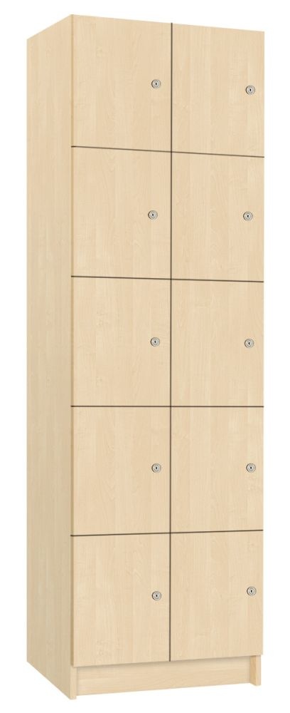 TRITON šatníková skriňa lamino s 10 boxmi T1970, dekor breza