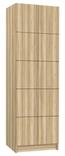 TRITON šatníková skriňa lamino s 10 boxmi T1970, dekor jaseň Blonde Surfside