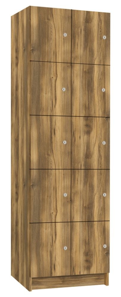 TRITON šatníková skriňa lamino s 10 boxmi T1970, dekor dub Baroque Amber