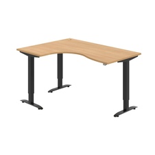 HOBIS trigon elektr.staviteľný stôl stand.ovlad. - MST 2 2005 P, dub - 1