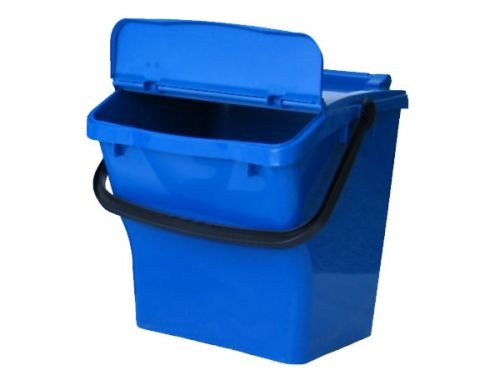 Nádoba na triedený odpad 40 l, stohovateľná, modrá