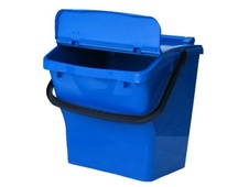 Nádoba na triedený odpad 40 l, stohovateľná, modrá