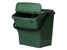 Nádoba na triedený odpad 40 l, stohovateľná, zelená