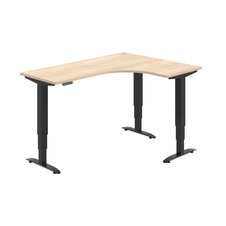 HOBIS trigon elektr.staviteľný stôl pamäť.ovlád. - MST 3M 60 L, agát - 1