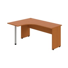 HOBIS kancelársky stôl pracovný tvarový, ergo pravý - GE 60 P, čerešňa